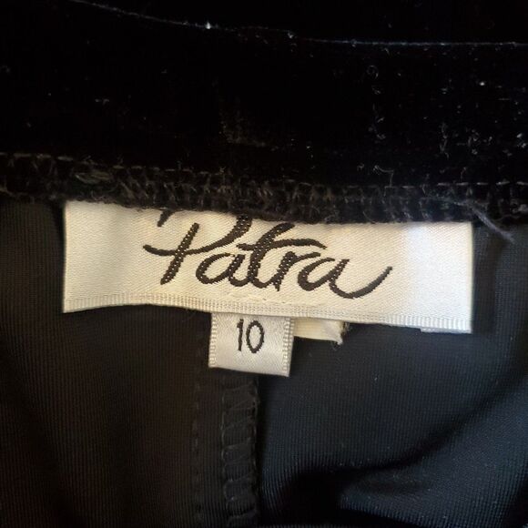 Patra Velvet Maxi Skirt 10 Whimsigoth Dark Fairy Vamp Grunge Witchy USA Vtg 80s - Picture 3 of 13